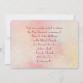 花とアイビーの結婚式 ワウ 更新 招待状 (裏面)