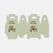 花とアイレデールテリアカラフルー誕生日 フェイバーボックス (折り畳みなし)