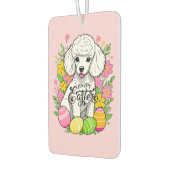 花とイースタープードル カーエアーフレッシュナー (左)