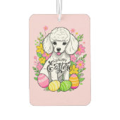 花とイースタープードル カーエアーフレッシュナー (裏面)