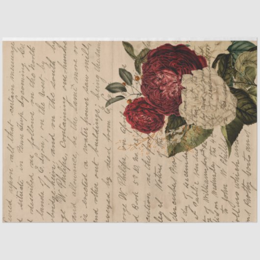 花とエフェメラデザインシリーズ#12 薄葉紙 (正面)