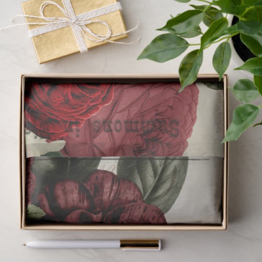 花とエフェメラデザインシリーズ#14 薄葉紙 (ギフト)