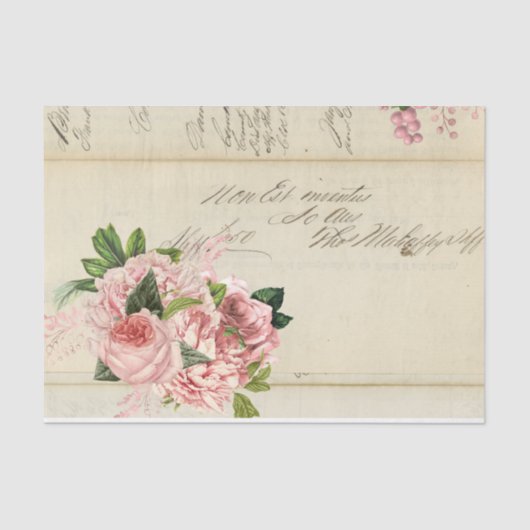 花とエフェメラデザインシリーズ#2 薄葉紙 (正面)