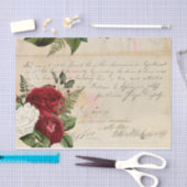 花とエフェメラデザインシリーズ#4 薄葉紙 (クラフト)