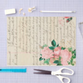 花とエフェメラデザインシリーズ#6 薄葉紙 (クラフト)