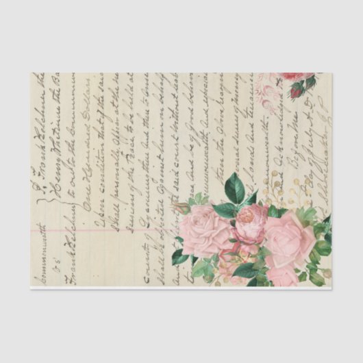 花とエフェメラデザインシリーズ#6 薄葉紙 (正面)