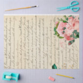 花とエフェメラデザインシリーズ#7 薄葉紙 (クラフト)