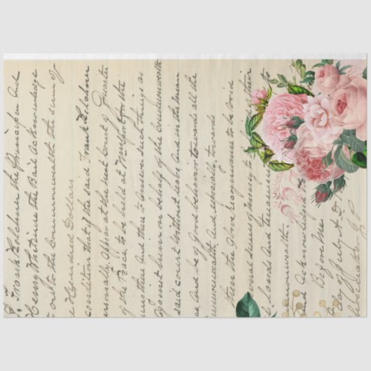 花とエフェメラデザインシリーズ#7 薄葉紙 (正面)