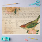 花とエフェメラデザインシリーズ#8 薄葉紙 (クラフト)