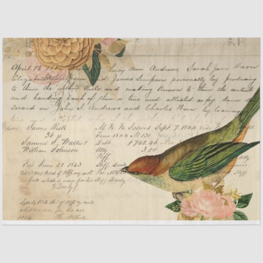 花とエフェメラデザインシリーズ#8 薄葉紙 (正面)