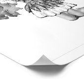 花とカタルパツリーフェアリー ポスター (角)