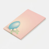 花とカラフルの間のイースター葉エッグ ポストイット (アングル)