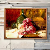 花とガラスの静物詩 ポスター