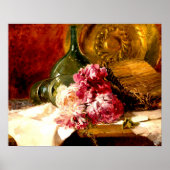 花とガラスの静物詩 ポスター (正面)