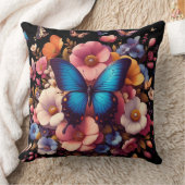 花とキンポウゲ クッション (ブランケット)