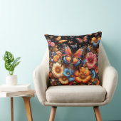 花とキンポウゲ クッション (椅子)