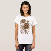 花とギアヴィンテージTシャツ Tシャツ (正面フル)