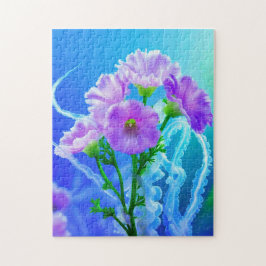 花とクラゲ ジグソーパズル