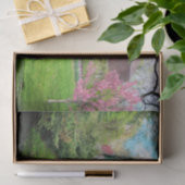 花とクリークの間の静かな納屋 薄葉紙 (ギフト)