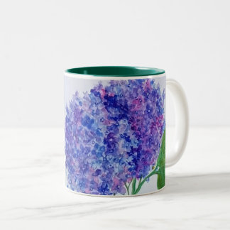 花とコーヒーと紅茶があればそれでいい ツートーンマグカップ