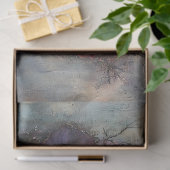 花とゴシックスカル濃色フローラ切り離し 薄葉紙 (ギフト)