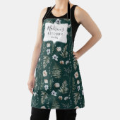 花とシダの離れ森フローラ植物学 エプロン (インサイチュ)