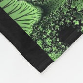 花とシダフリースブランケット フリースブランケット (角)