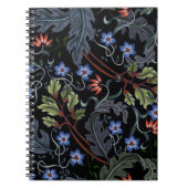 花とシームレスなパターンのアートのスタイル。M ノートブック (正面)