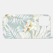 花とシームレスな熱帯パターンOrchid, Fl Case-Mate iPhoneケース (裏面 (横))