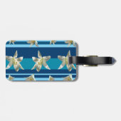 花とストライプラゲッジタグ付き/レザー ラゲッジタグ (裏面横)