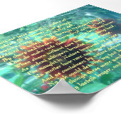 花とソネット ポスター (角)