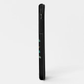 花とデスグリーンスカル Case-Mate iPhoneケース (裏面/左)