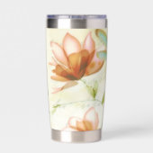 花とトンボのオーダーメイド 保温保冷タンブラー (背面)