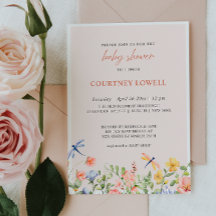 花とトンボぼほガーデンベイビーシャワー