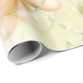 花とトンボ包み紙 ラッピングペーパー (ロールコーナー)