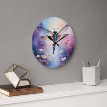 花とトンボ紫色の水色