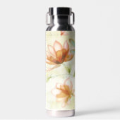 花とトンボ ウォーターボトル (正面)