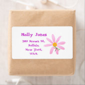 花とトンボ – スティッキーラベル ラベル (インサイチュ)