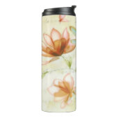 花とトンボ タンブラー (回転左)