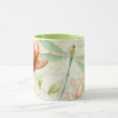 花とトンボ マグカップ (中央)