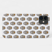 花とドクロのデザイン  Case-Mate iPhoneケース (裏面(横))