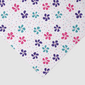 花とドット花柄 薄葉紙 (詳細)