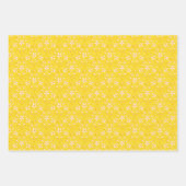 花とドット ラッピングペーパーシート (正面3)