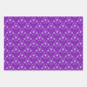 花とドット ラッピングペーパーシート (正面3)