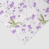 花とハチドリ 薄葉紙 (詳細)