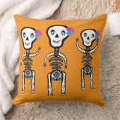 花とハッピースケルトントート クッション (ブランケット)