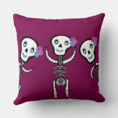 花とハッピースケルトントート クッション (裏面)