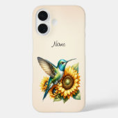 花とハミングバードCase-Mate iPhone Case Case-Mate iPhoneケース (裏面)