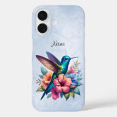 花とハミングバードCase-Mate iPhone Case Case-Mate iPhoneケース (裏面)