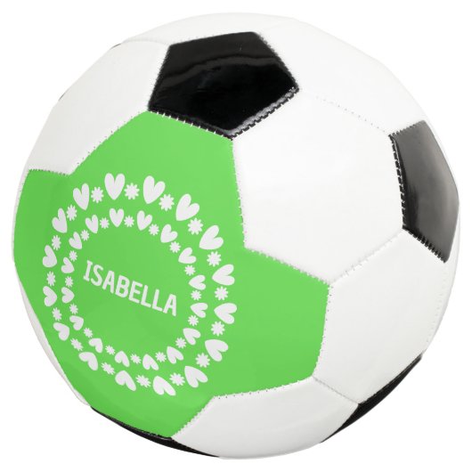 花とハート名 サッカーボール (3/4)